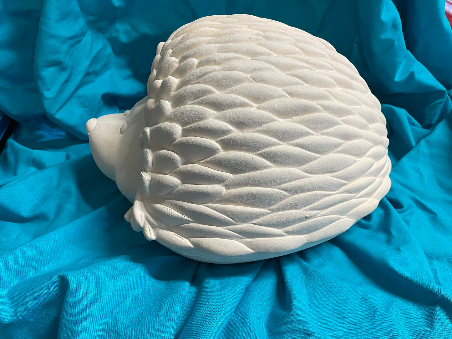 Large Hedge Hog Ceramic Bisque