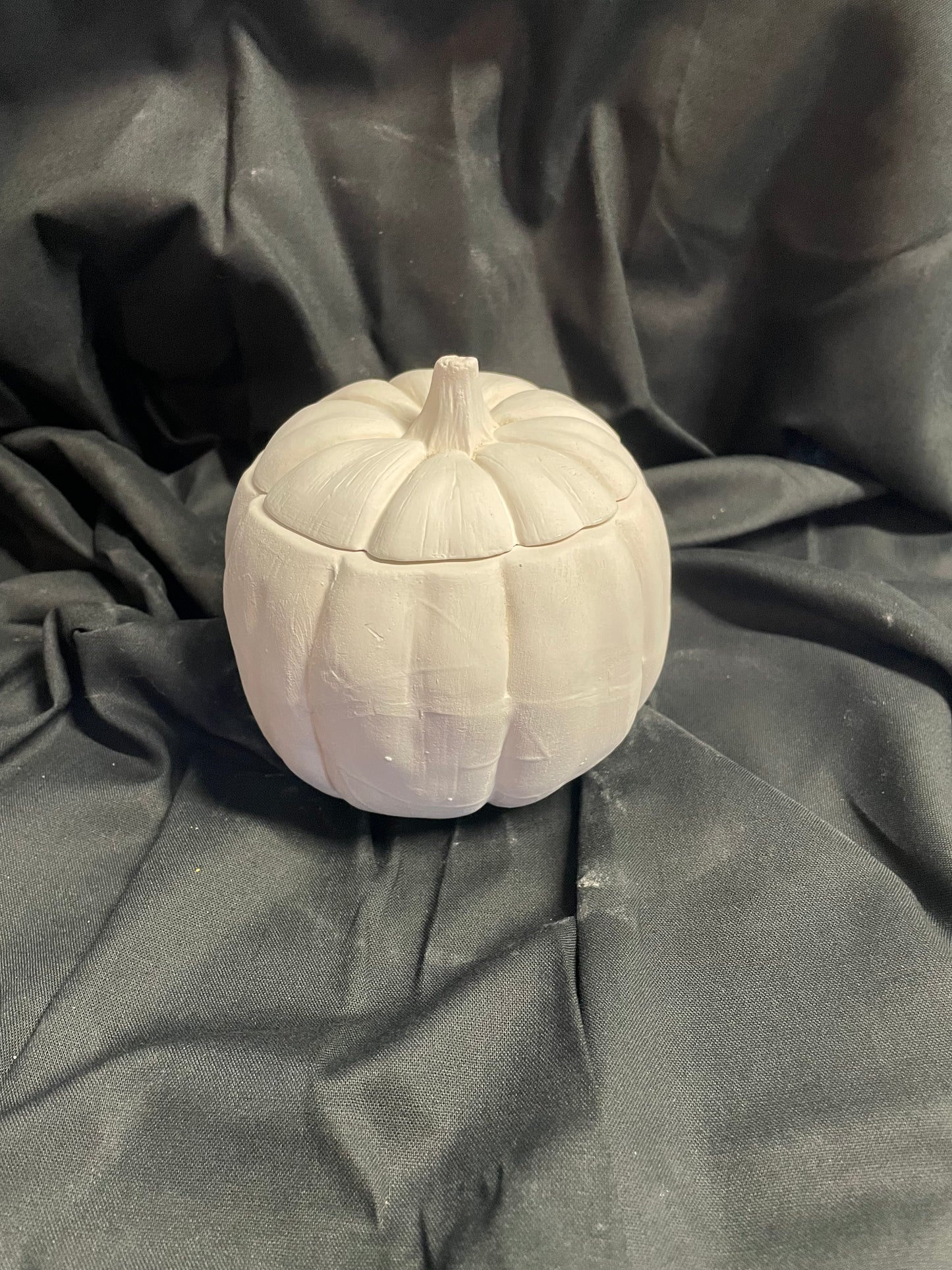 XSmall Pumpkin Jar Ceramic Bisque