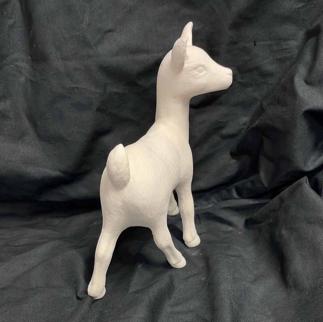 Standing Deer Ceramic Bisque