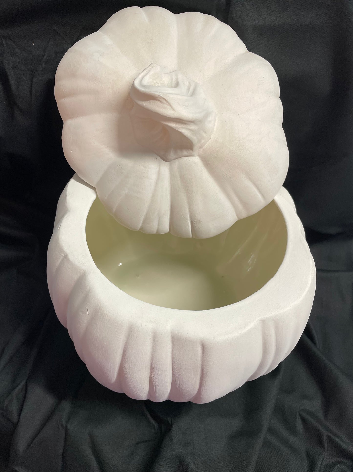 XLarge Pumpkin Jar Ceramic Bisque
