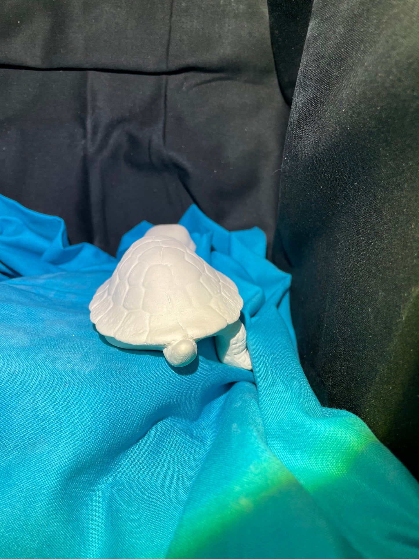 Large Shelf Turtle Ceramic Bisque
