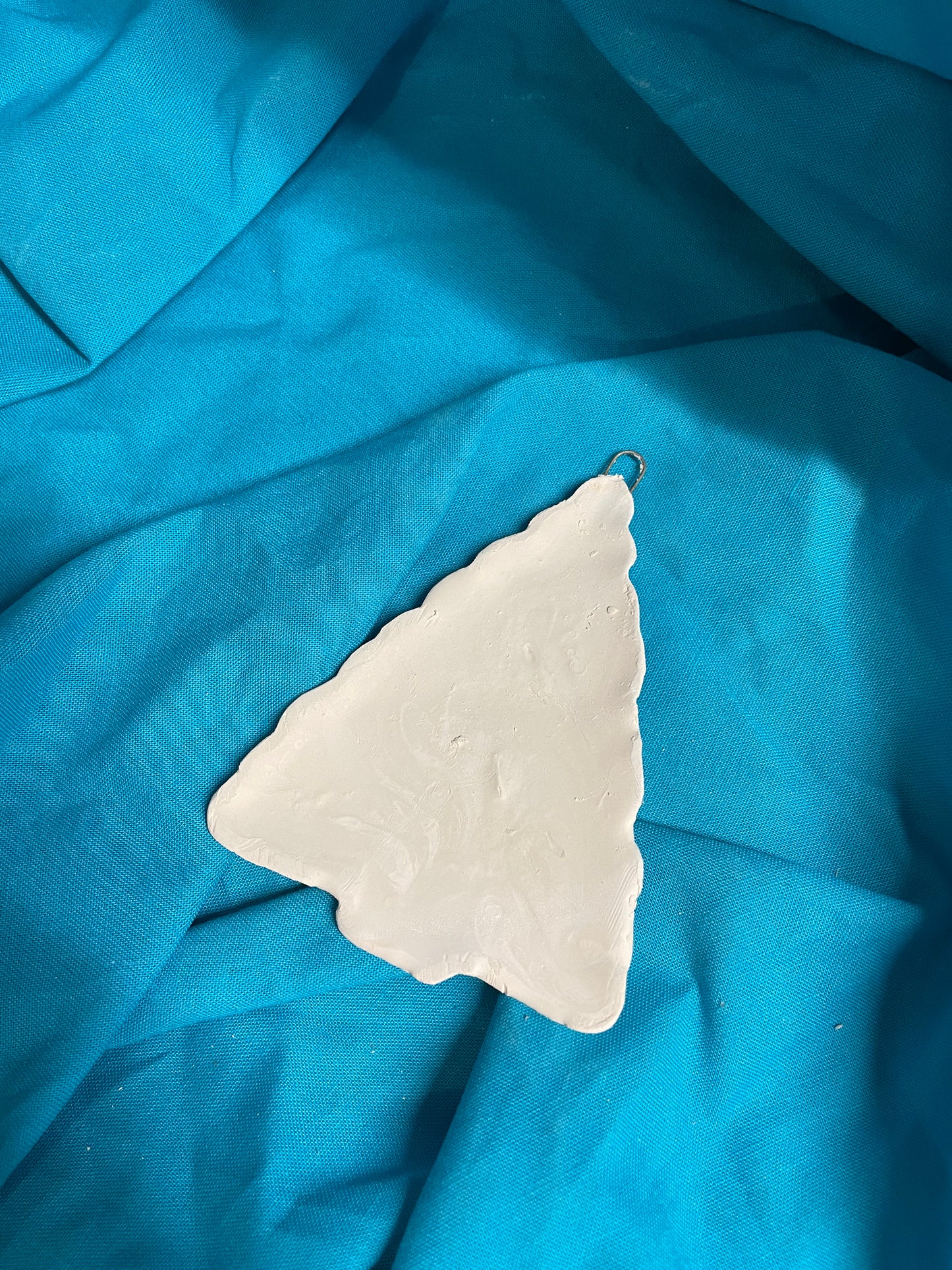 Christmas Tree Ornament Ceramic Bisque
