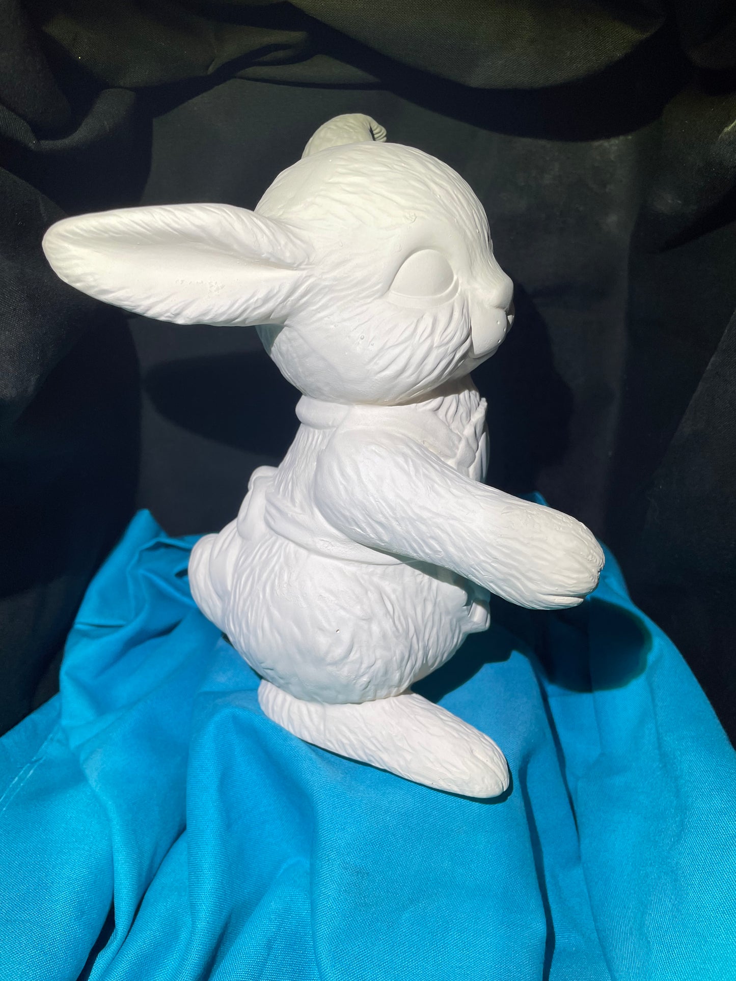 Rabbit in Apron Ceramic Bisque
