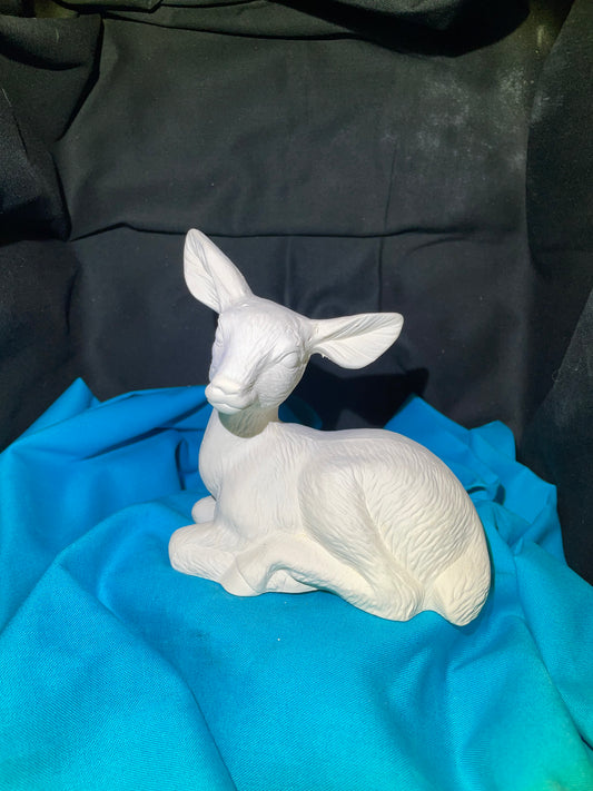 Small Life Like Deer Ceramic Bisque