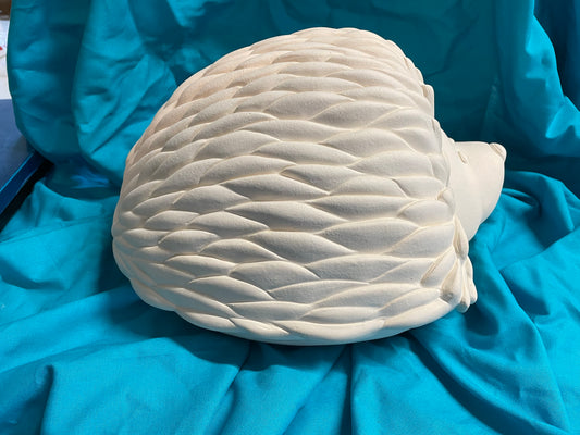 Large Hedge Hog Ceramic Bisque
