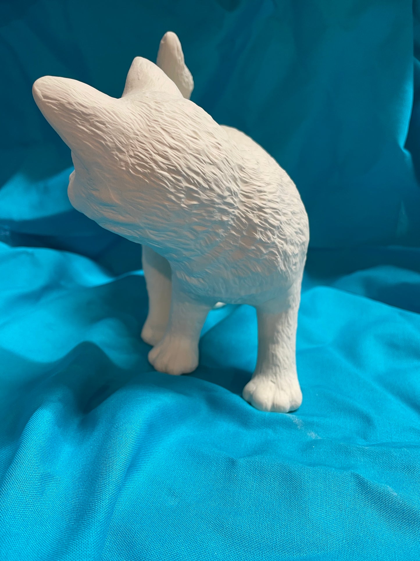 Standing Cat Ceramic Bisque