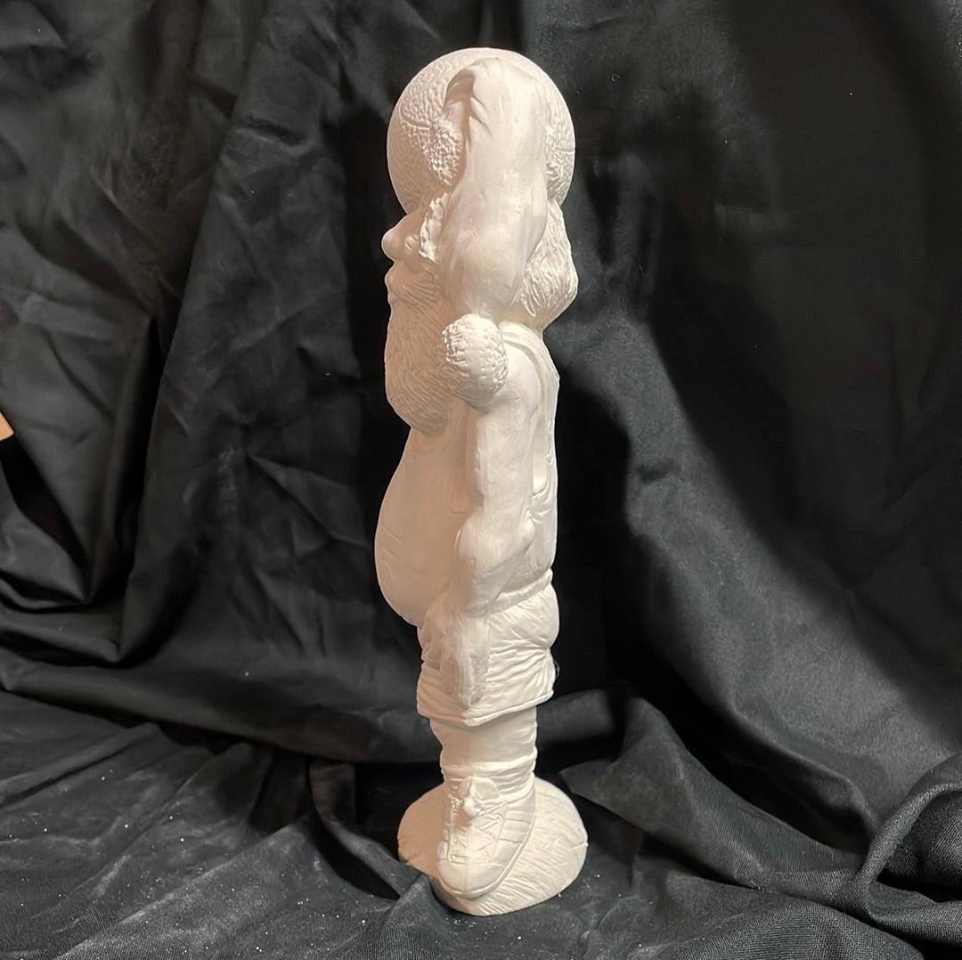 Basketball Santa Ceramic Bisque