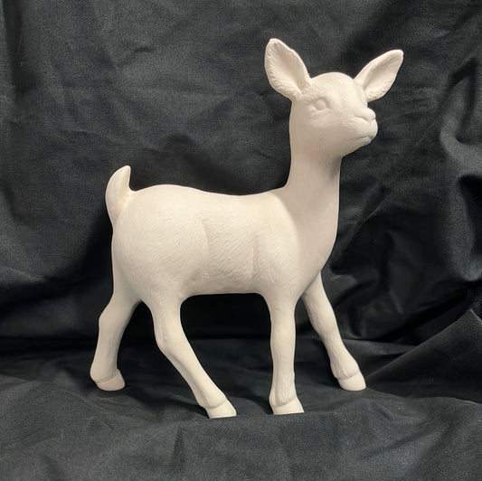 Standing Deer Ceramic Bisque