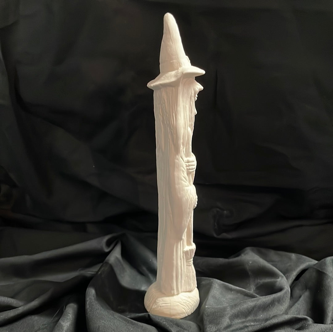 Standing Witch Ceramic Bisque
