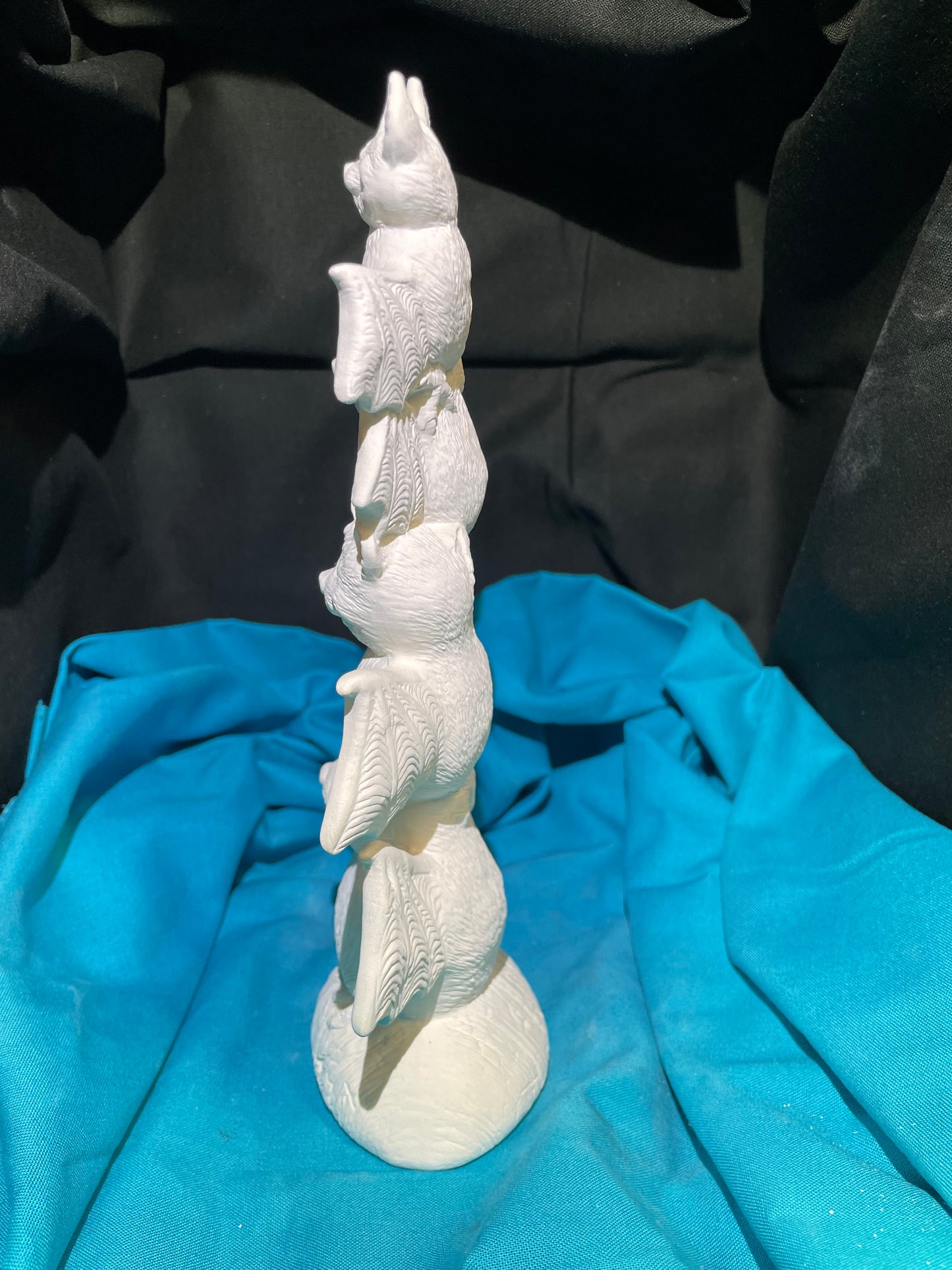 Bat Stack Ceramic Bisque