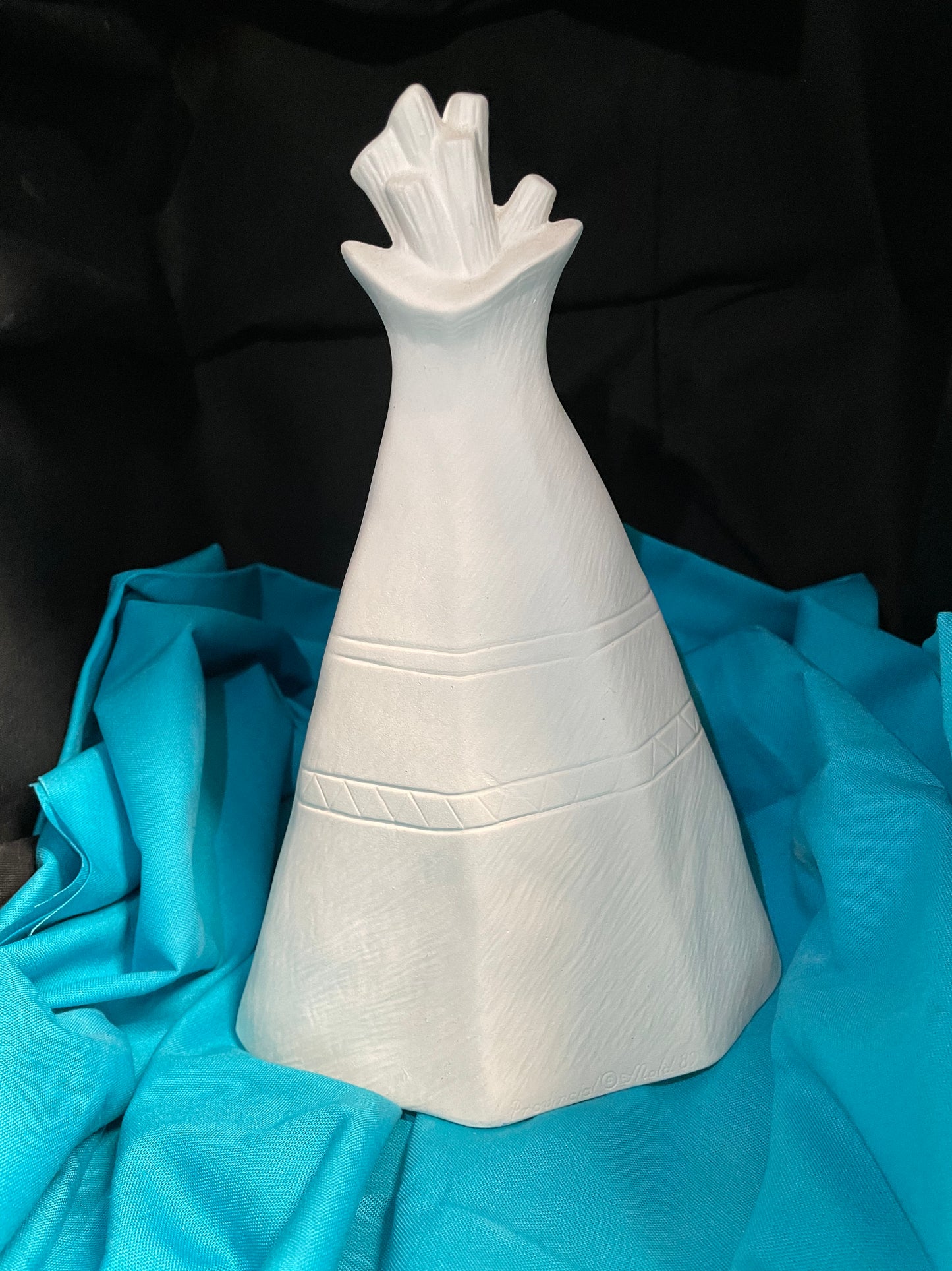 Tepee Tent Ceramic Bisque
