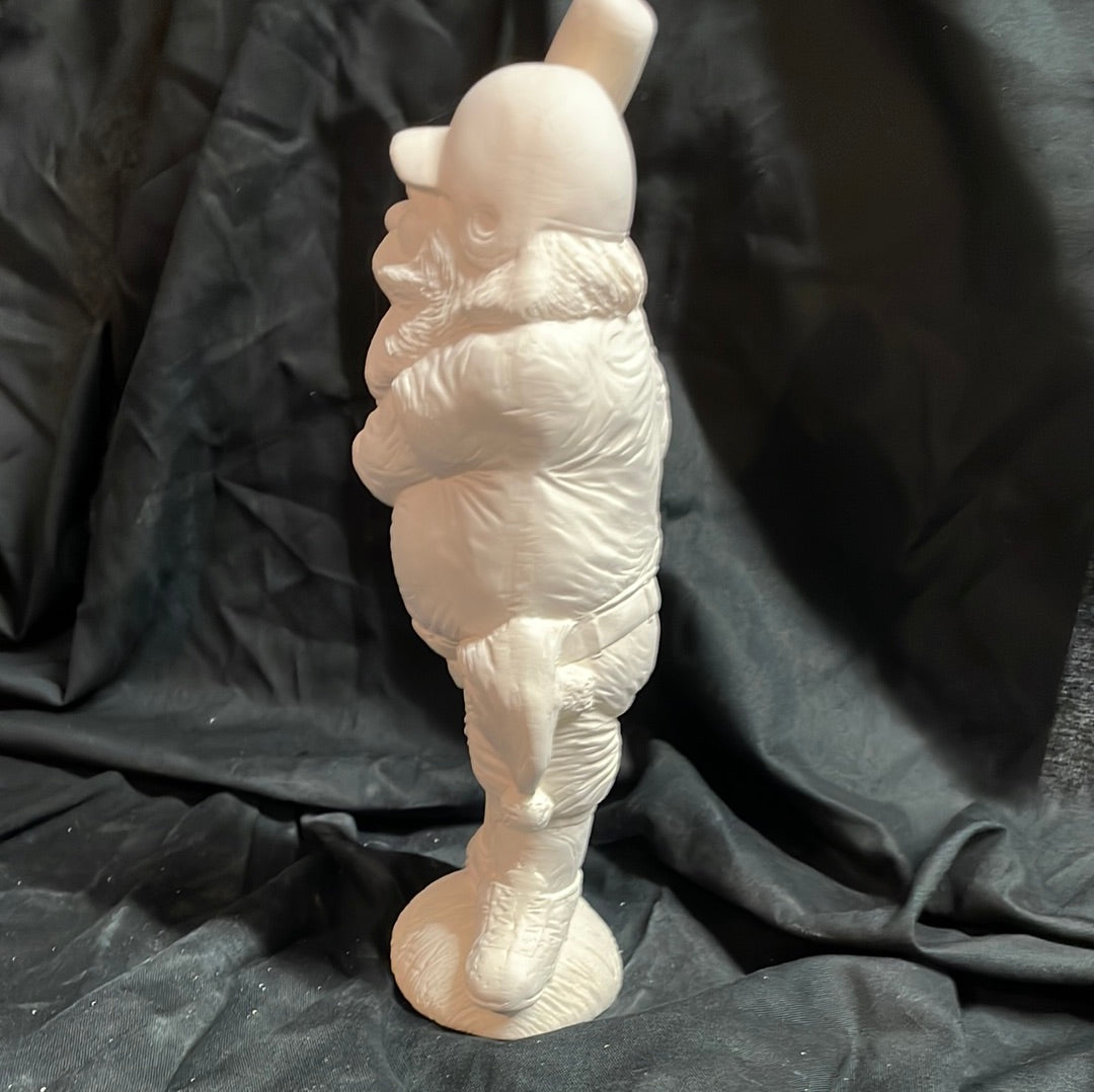 Baseball Santa Ceramic Bisque