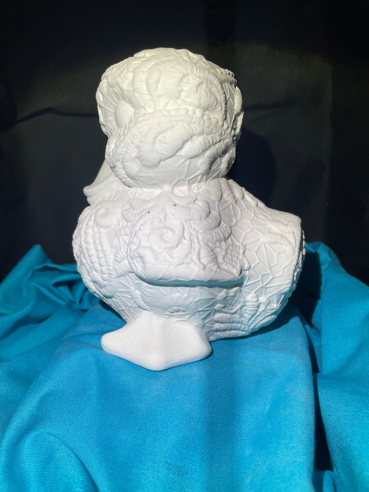 Lacey Easter Duck Ceramic Bisque