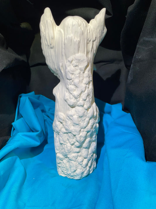 Eagle/Buffalo Indian Totem Ceramic Bisque