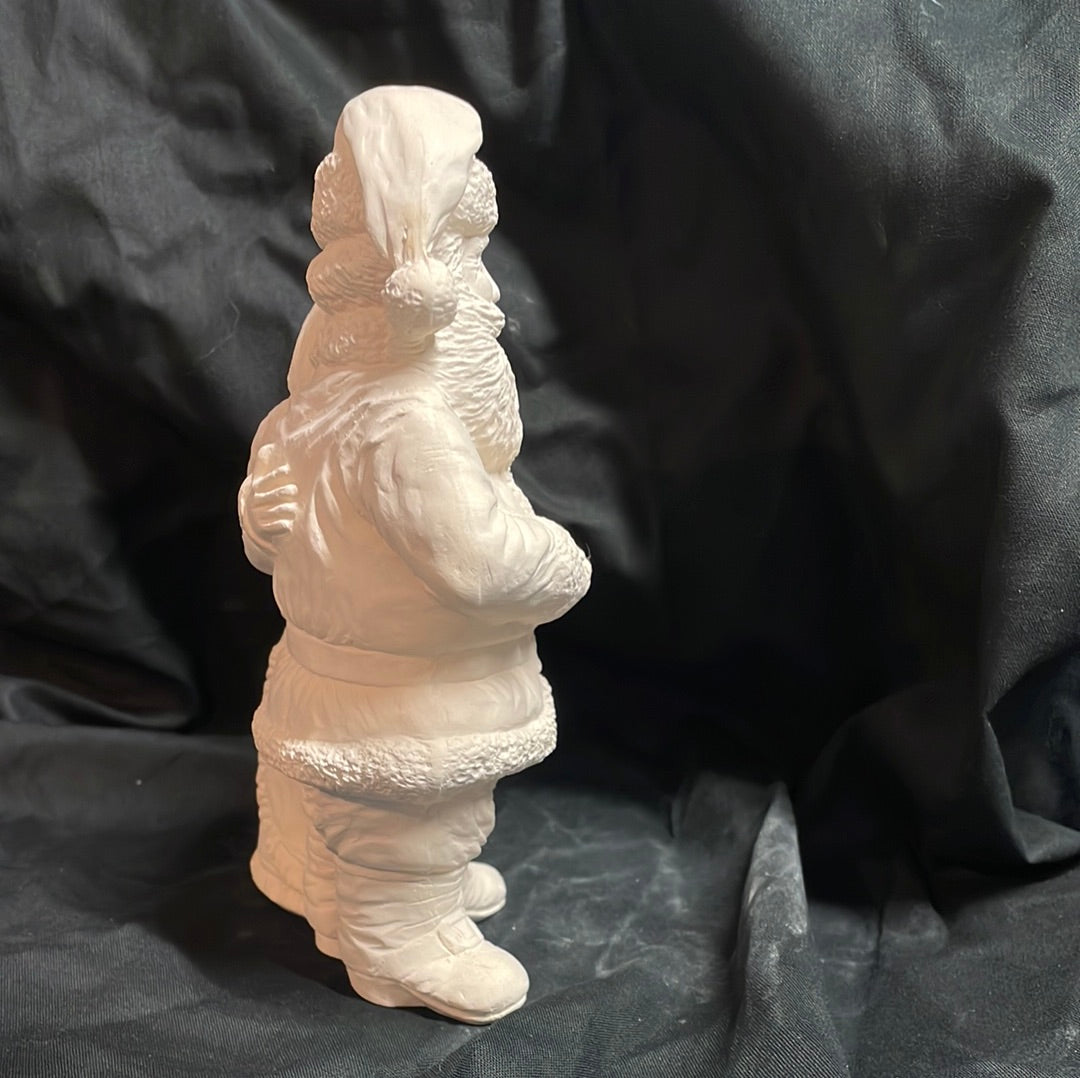 Mr. Santa and Mrs. Santa Ceramic Bisque