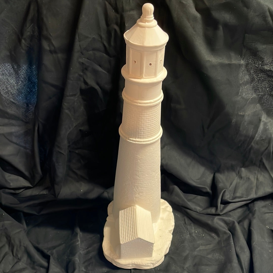 Large Tampa Bay Lighthouse Ceramic Bisque