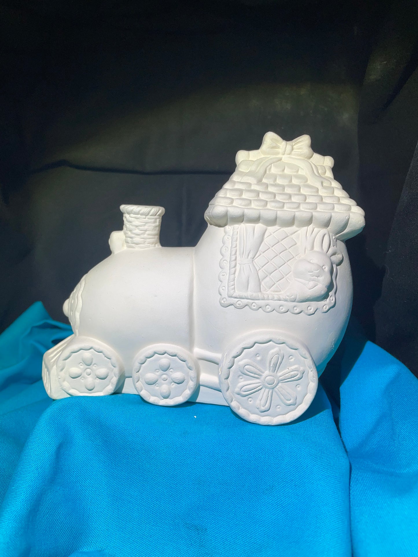 Easter Egg Train Ceramic Bisque